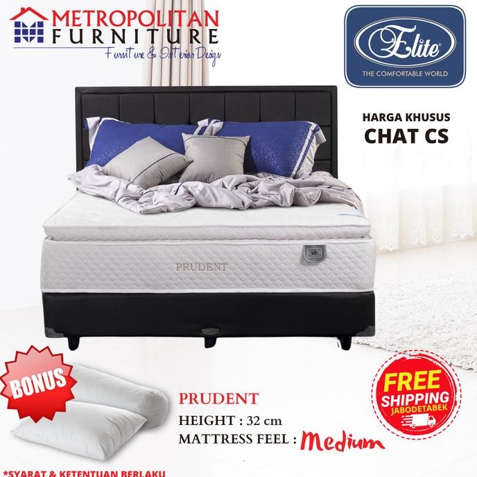diskon kasur springbed elite prudent kasur matras spring bed