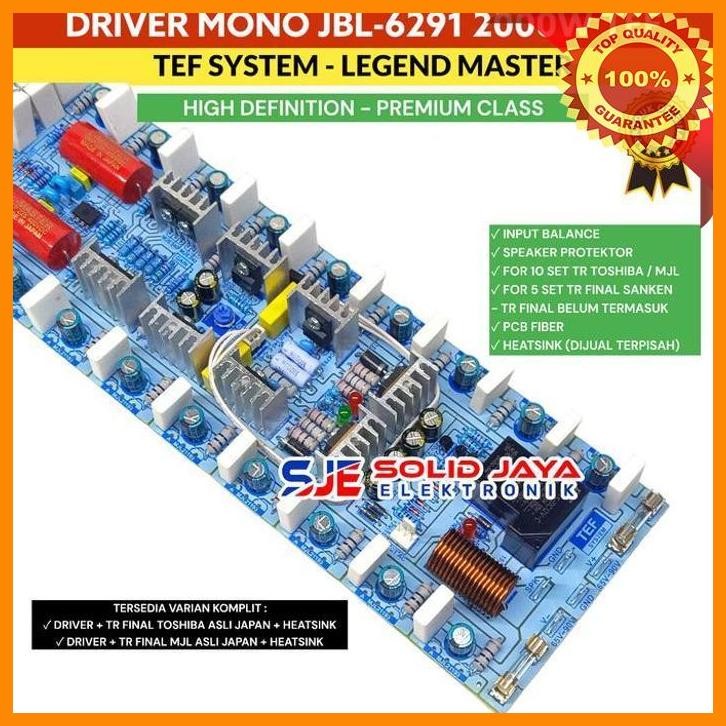 [SJE] KIT DRIVER JBL 6291 JBL-6291 JBL6291 TANPA TR FINAL SUPER AMPLIFIER