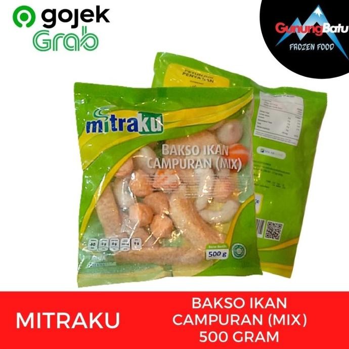 

New Mitraku Bakso Ikan Mix 500Gr