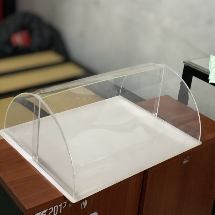 ETALASE DISPLAY KUE ROTI MAKANAN AYAM AKRILIK / ACRYLIC TOKO DISPLAY
