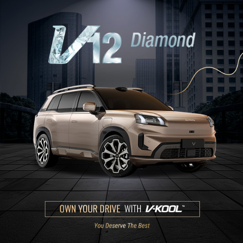 Kaca Film V-KOOL AION V 2024 Depan VK30 Sunroof VK40
