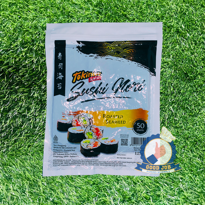 

NORI SUSHI HALAL TOKINORI 50's Yakinori 50 Lembar Rumput Laut