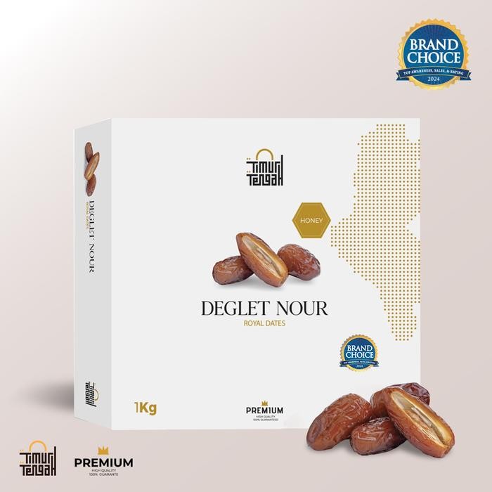 

Kurma Tunisia Madu 1kg Timur Tengah Premium Deglet Noor Honey