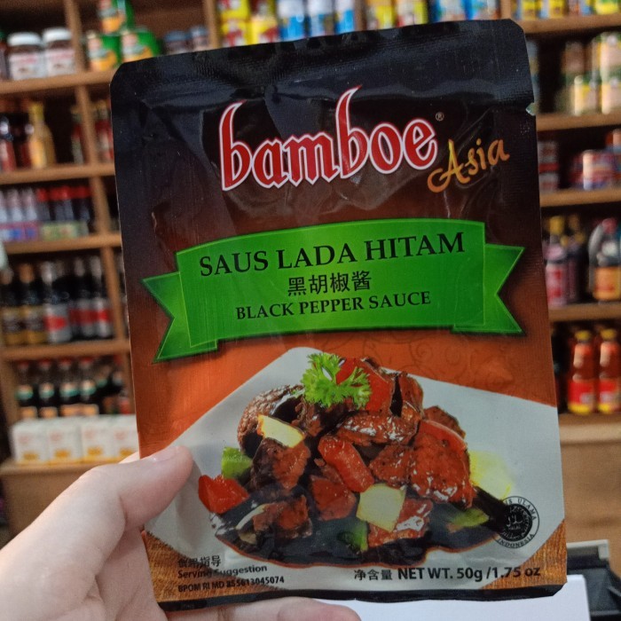 

Bumbu Bamboe Asia Saus Lada Hitam/ Black Pepper Sauce 50Gr