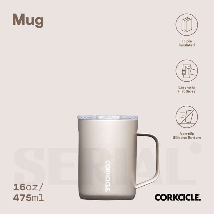 Terlaris CORKCICLE Mug 16oz - Latte / Oat Milk SALE