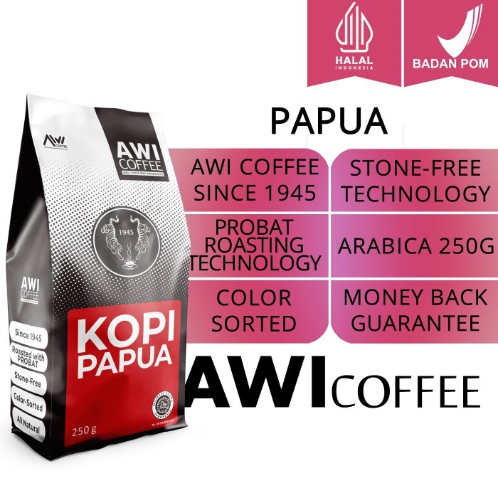 

Awi Coffee Papua Baliem 250Gr Biji/Beans