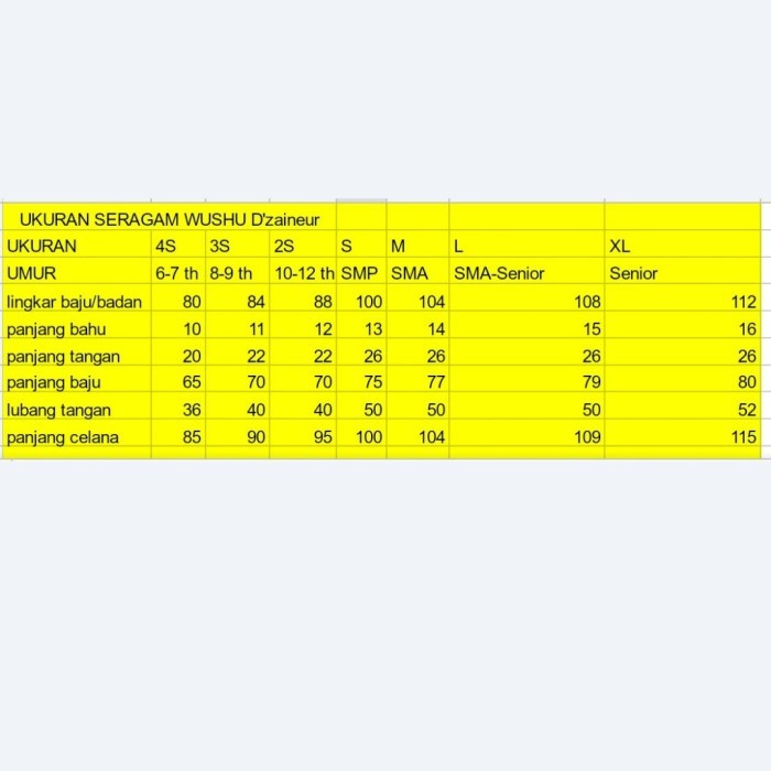 Mantap Baju Wushu Bordir Custom Rc