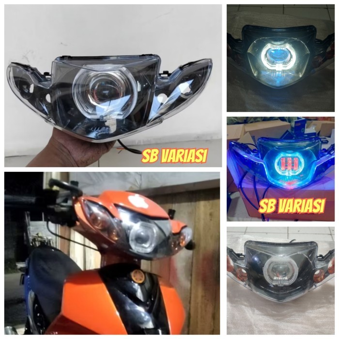 Ready REFLEKTOR LAMPU DEPAN VEGA R NEW BILED