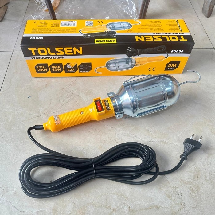 HARGA DISC - LAMPU KERJA BOHLAM NANKAI LAMPU PEGANG BENGKEL LAMPU KERJA JALAN