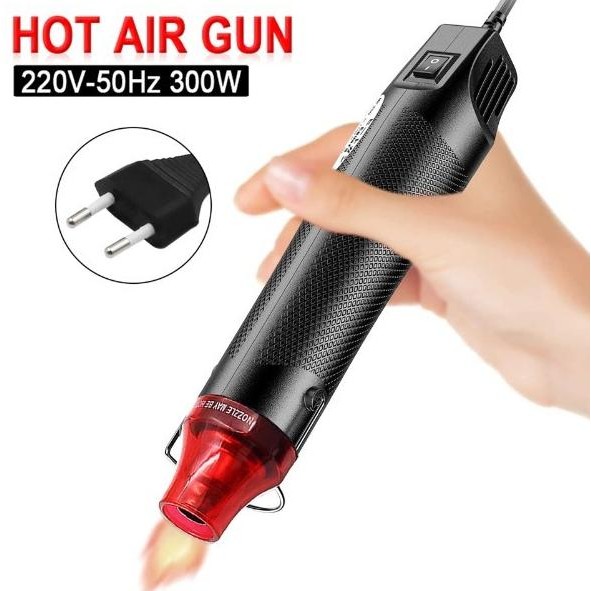 HOT GUN Alat Pemanas Pengering Segel Plastik Serbaguna Hot Gun Blower Heat