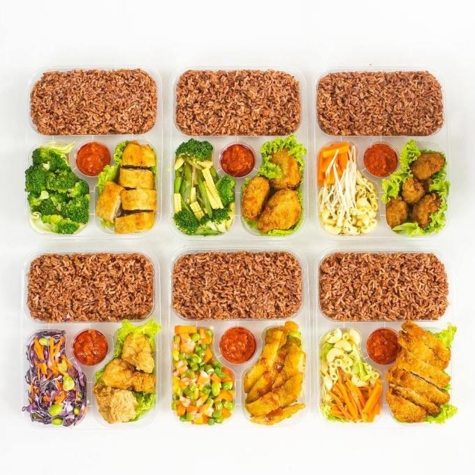 

New Nasi Box Healthy Box Orokudo Bakso Catering Diet Chicken Smoothiemama