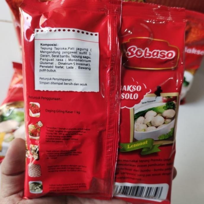 

New Sobaso Tepung Bakso Adonan Khas Solo 250G (1 Dus)