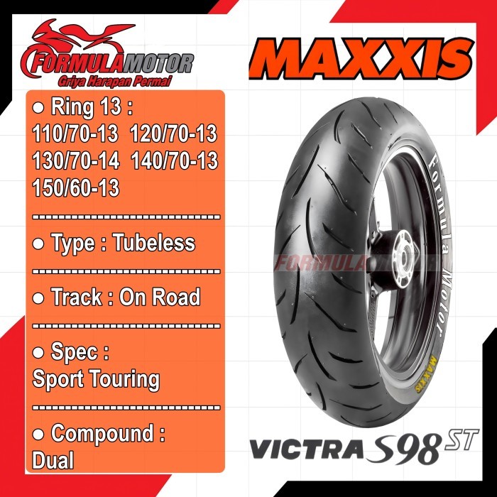 Ban Motor Maxxis Victra Ring 13 NMAX/ADV/PCX-160 (Pilih Ukuran)