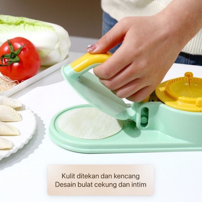 

TERBARU ALAT PEMBUAT KULIT PASTEL / BAKPAO 3IN1 / CETAKAN PASTEL / ALAT CETAKAN KULIT PANGSIT 2IN1 /