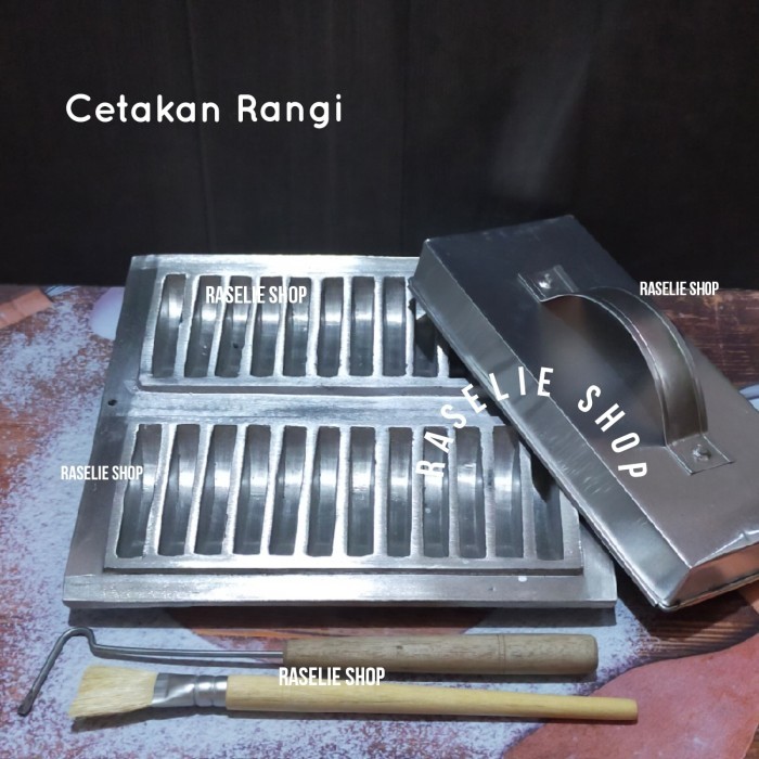 

READY CETAKAN KUE RANGI LUBANG 24 +TUTUP LOYANG RANGGI PUKIS ALUMINIUM TEBAL