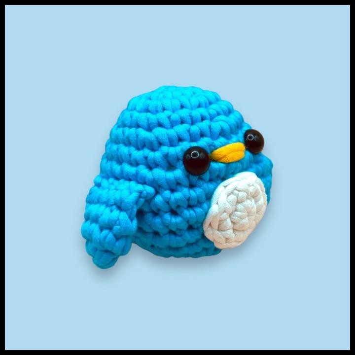 

Terlaris Diy Crochet Kit Amigurumi - Koro The Baby Penguin - Rajut Boneka Good Quality