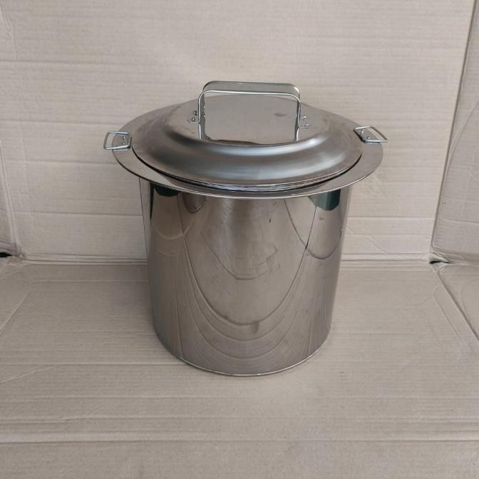 

New Panci Tinggi / Dandang Mie Ayam / Dandang Bakso / Tong Air Uk 35 Cm