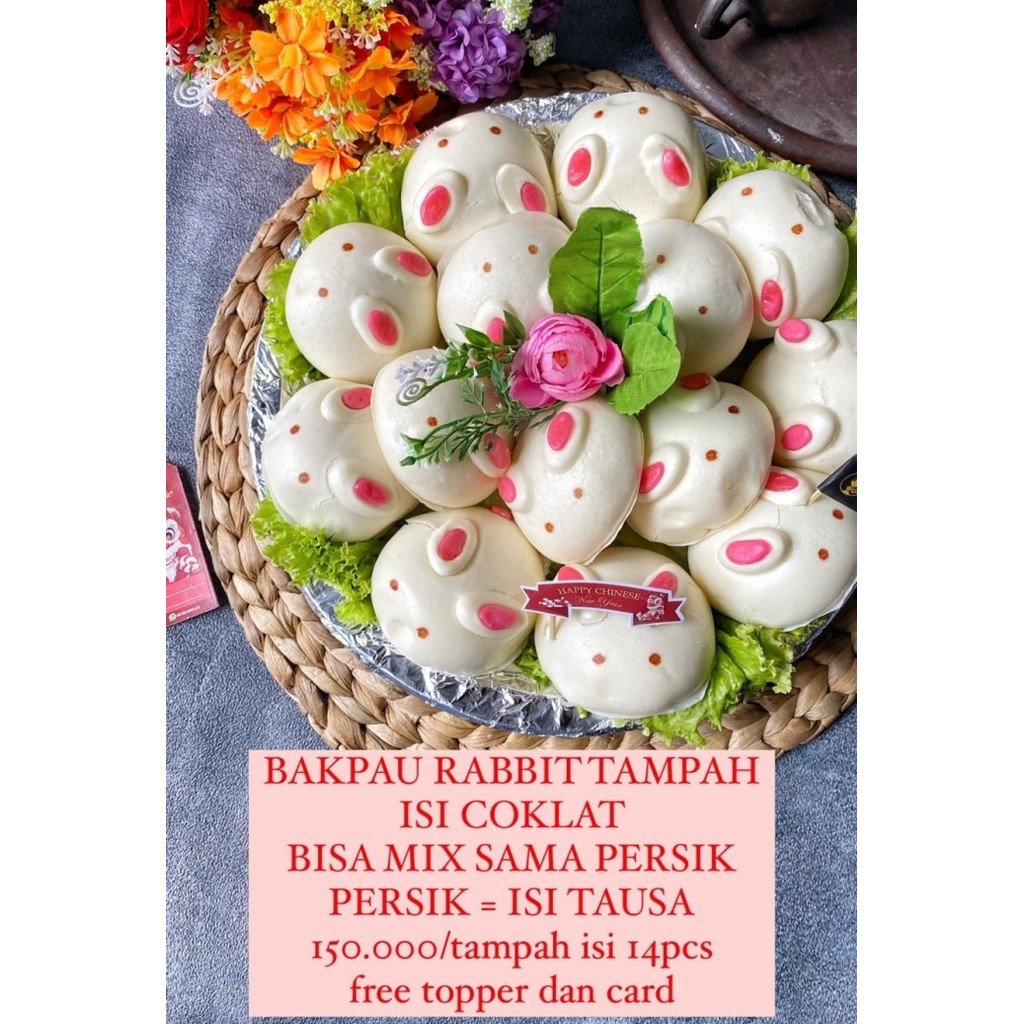 

Bakpao Rabbit / Kelinci Hampers Imlek / Cny Edition 2023
