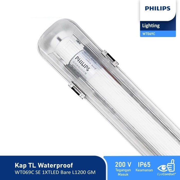 PHILIPS Kap Lampu WT069C TCW060 TL WATERPROOF 1x36W 120CM LED 1x16W