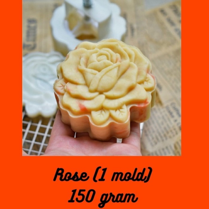 

TERLARIS CETAKAN MOONCAKE BENTUK TERATAI ROSE FLOWER 150 GRAM