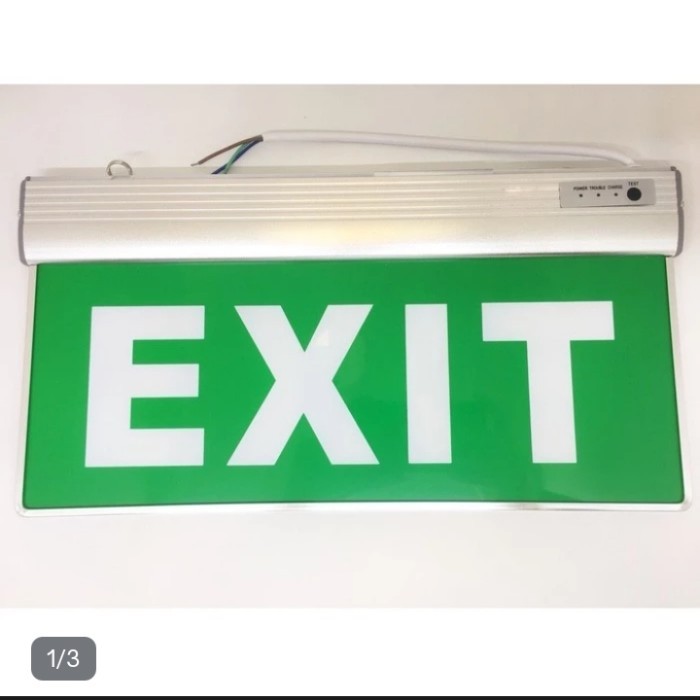LAMPU EMERGENCY EXIT / LAMPU PETUNJUK EXIT