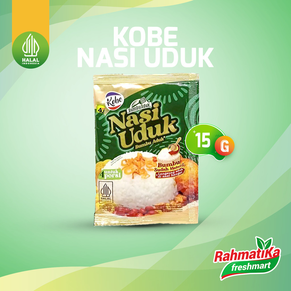 

KOBE Bumbu Instan Nasi Uduk 15gr