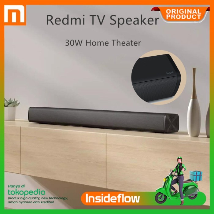 Xiaomi Redmi Soundbar Tv Bluetooth 5.0 Speaker - Hitam