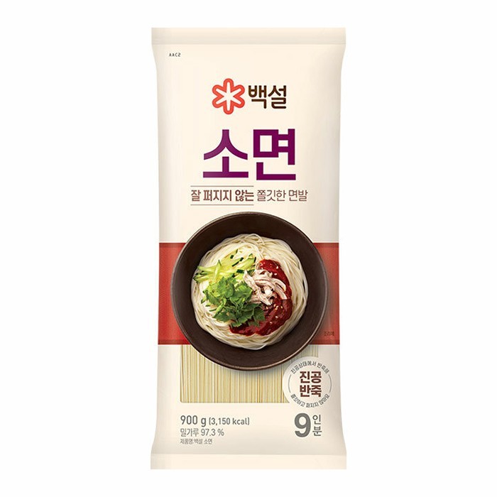 

Cj Beksul Korean Style Noodles - Mie Kering Gandum Korea 900G