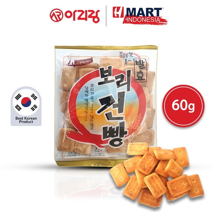 

Arirang Barley Hardtack - Biskuit Gandum 60G