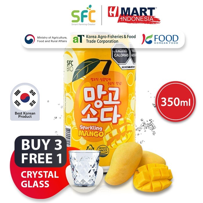 

Sfc Sparkling Mango - Minuman Rasa Mangga Berkarbonasi 350Ml