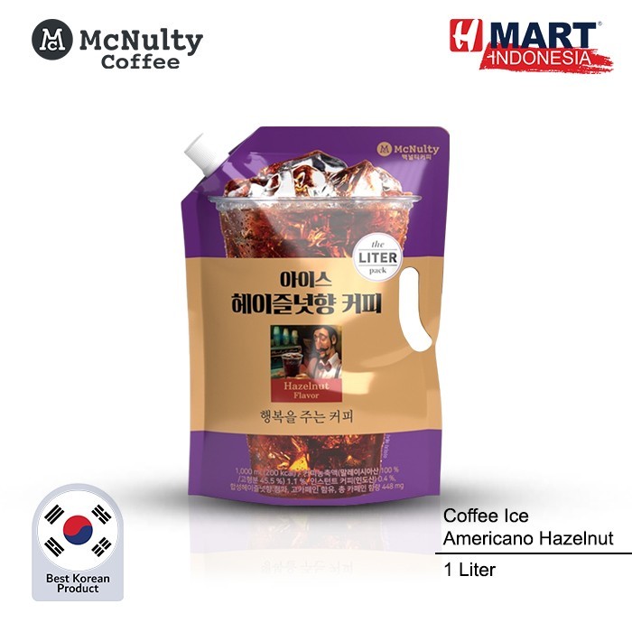 

Mcnulty Coffee Ice Americano Hazelnut Flavor - Kopi Hazelnut 1L