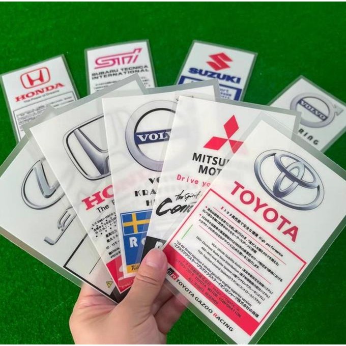 Stiker Kaca Depan Mobil Statis Anti Air / Stiker Mobil Gaya Retro/PVC