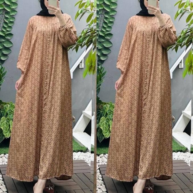 Gamis Wanita Terbaru 2024 Gamis Lebaran Gamis Gege Rayon Diamond Terlaris