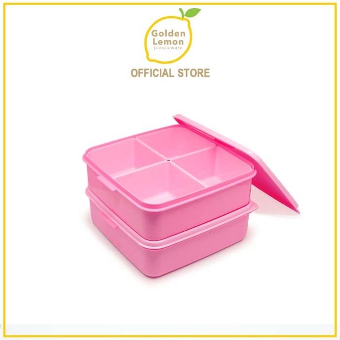 Rantang Piknik Susun 2 Golden Lemon (Rps 160-2)