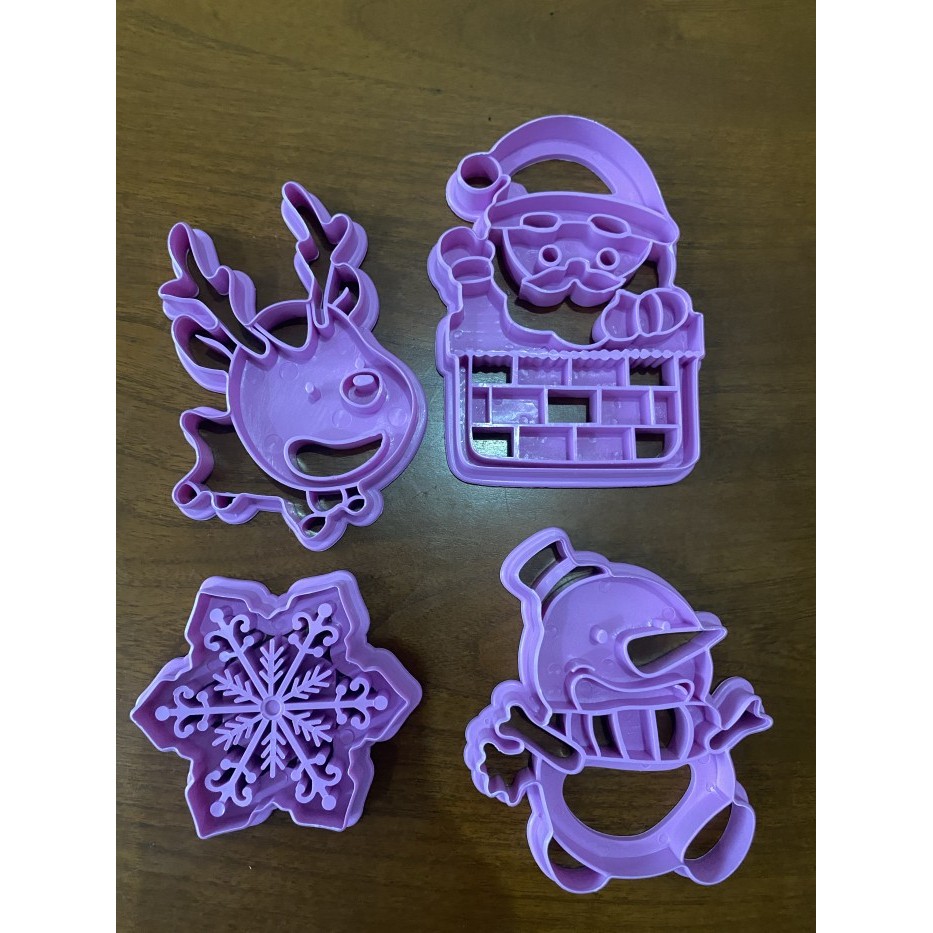 

TERMURAH CUTTER NATAL CHRISTMAST SET 4PC NO (10) / CETAKAN COOKIE CUTTER