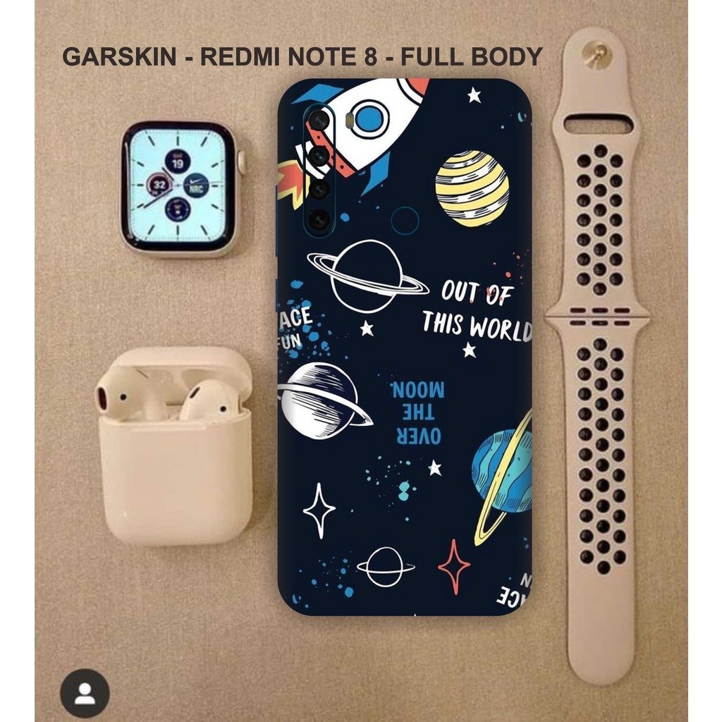 

Terlaris Redmi Note 8 Garskin Stiker Custom Case Laminasi Tebal COD