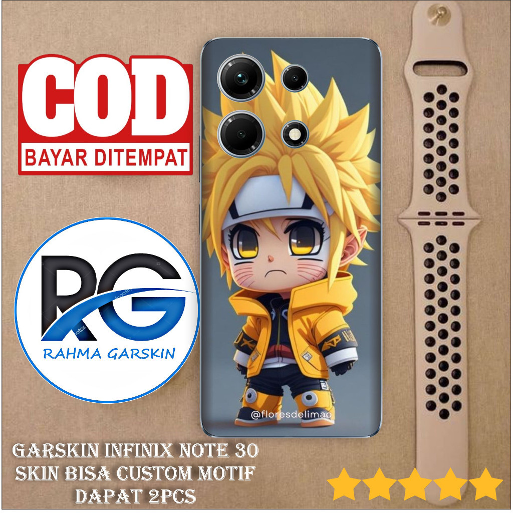 

Terlaris Infinix Note 30 Garskin Stiker Custom Case Laminasi Tebal COD