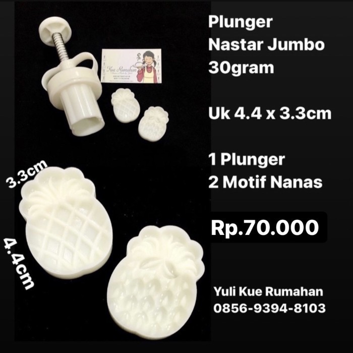 

READY PLUNGER CETAKAN NASTAR NANAS JUMBO
