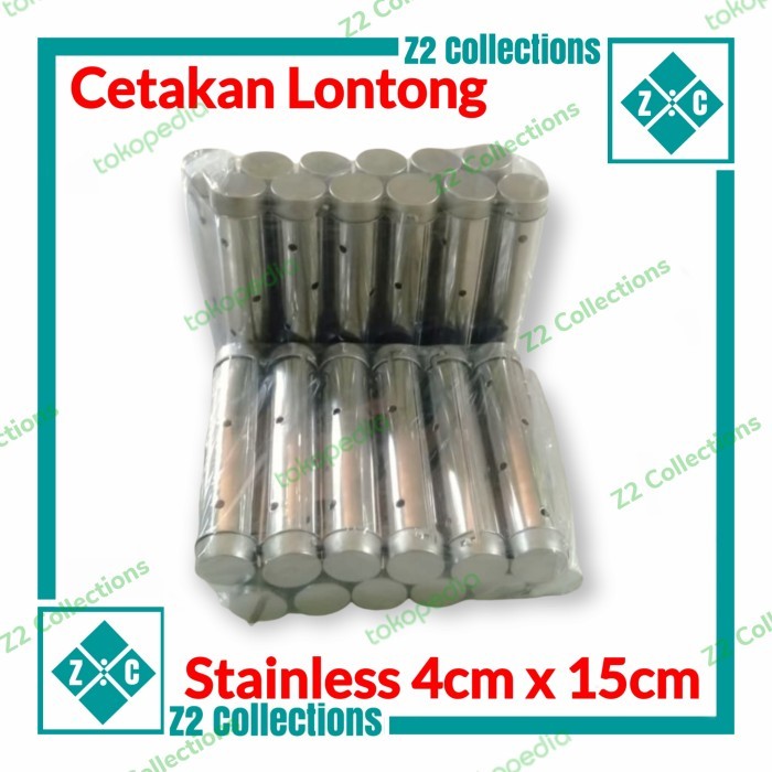 

TERMURAH CETAKAN LONTONG 1 LUSIN STAINLESS UKURAN 4X15CM ANTI KARAT 12 PCS
