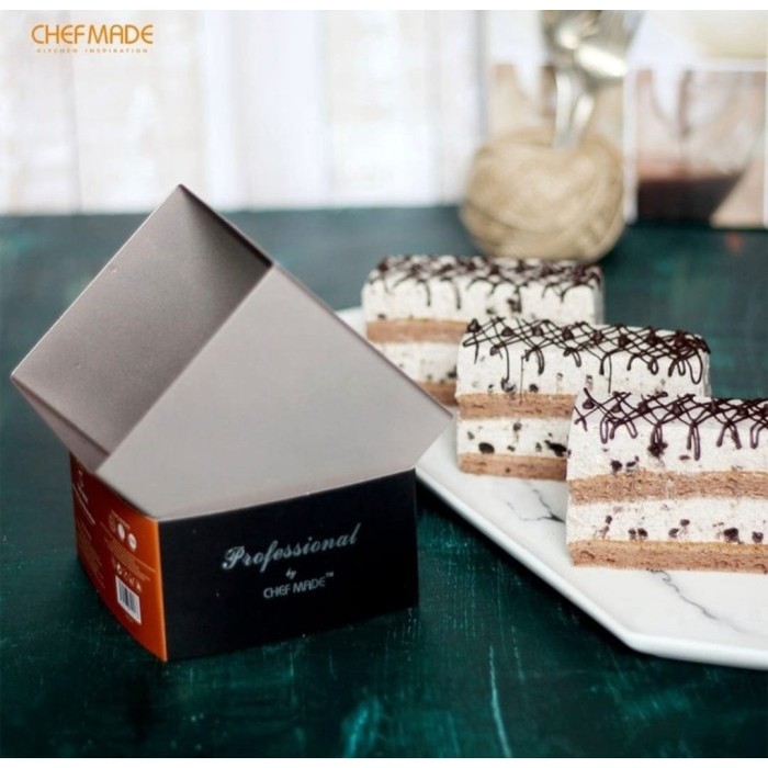 

TERBARU CHEFMADE NON STICK SQUARE MOUSSE RING 4INCH -10.8CM (T10.7CM) - WK9207