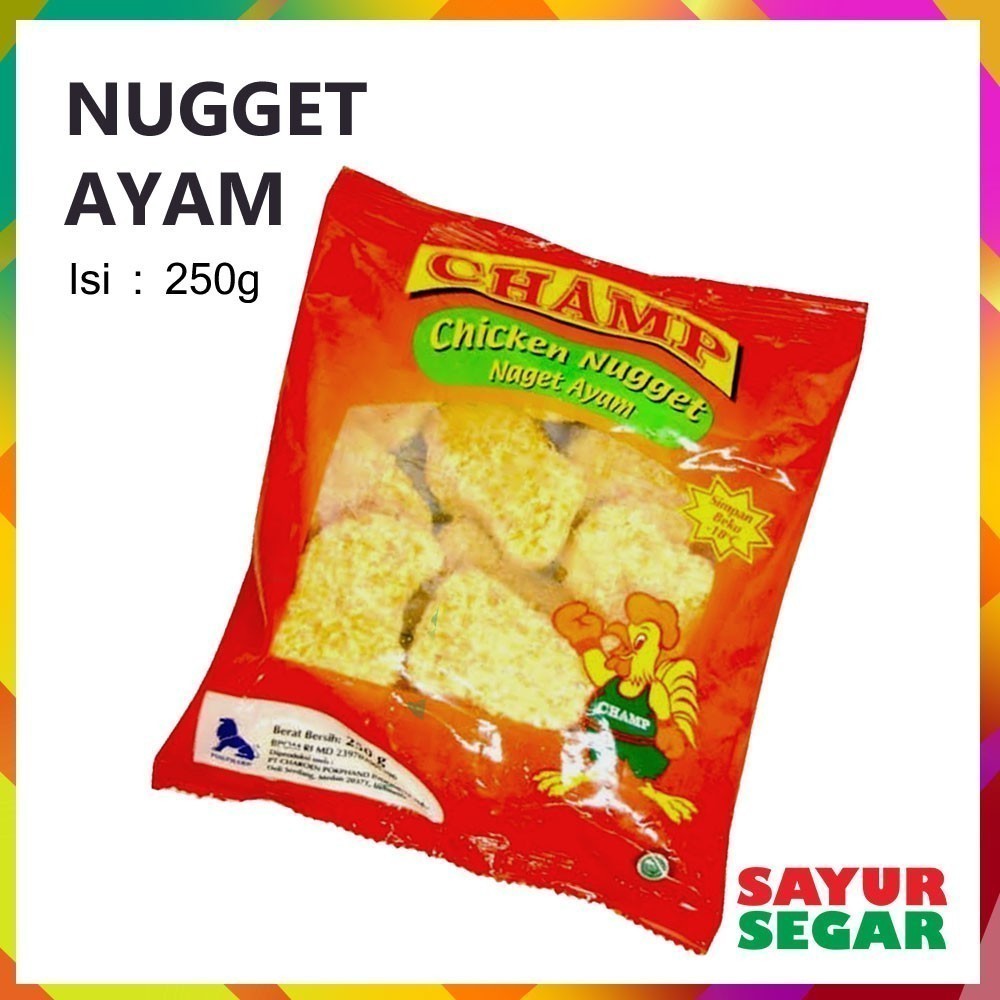 

Nugget Ayam - Champ [1 Pack, 250G]