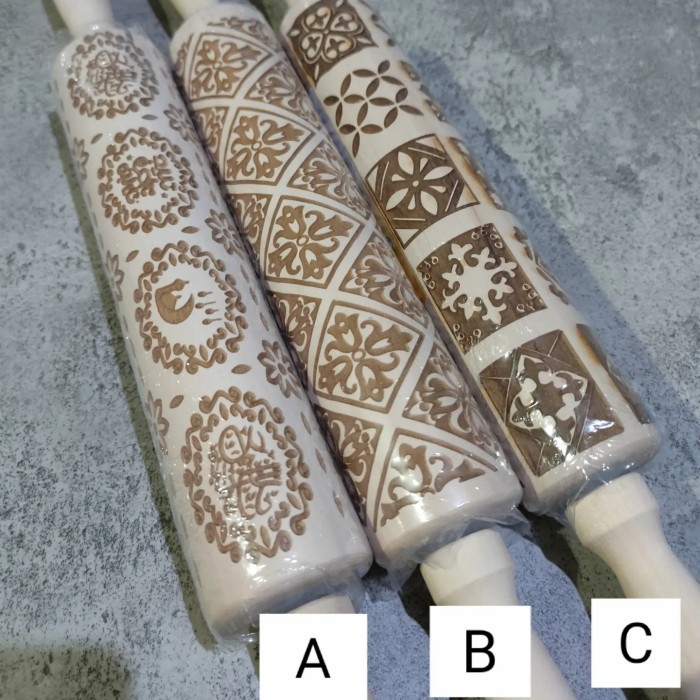 

New! ROLLING PIN COOKIES MOTIF LEBARAN - A Idul Fitri