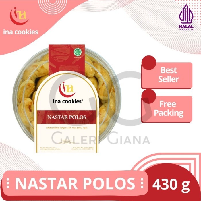 

New! Limited! Kue Kering Ina Cookies Nastar Polos Reguler Kue Lebaran Idul Fitri