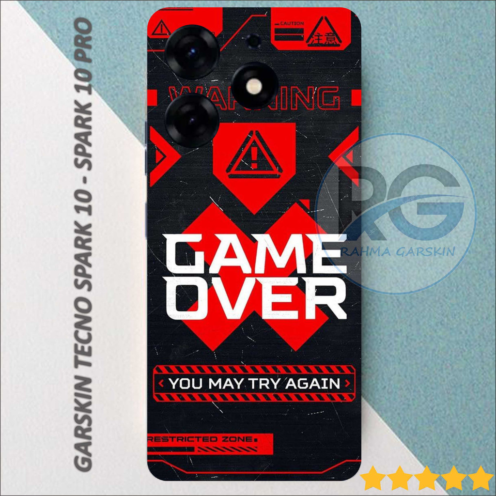 

Terlaris Tecno Spark 10 Pro Garskin Stiker Custom Case Laminasi Tebal COD