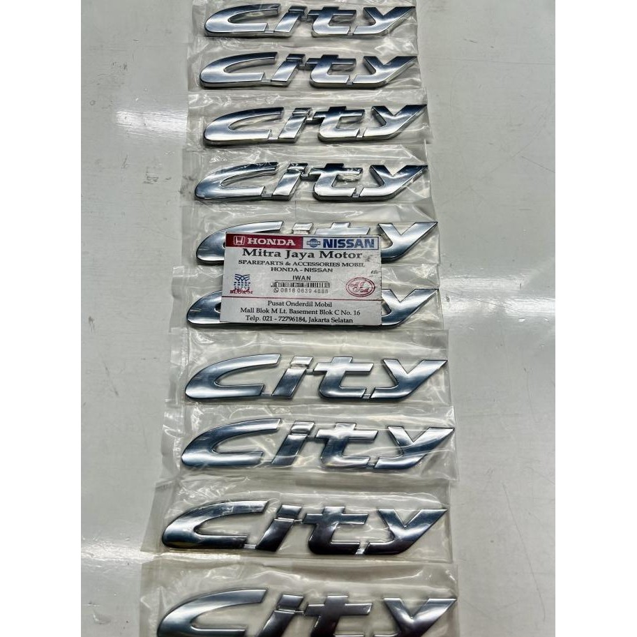 Emblem Honda Logo City Z 2000-2001 Logo Honda City Z Harga Termurah Baguss