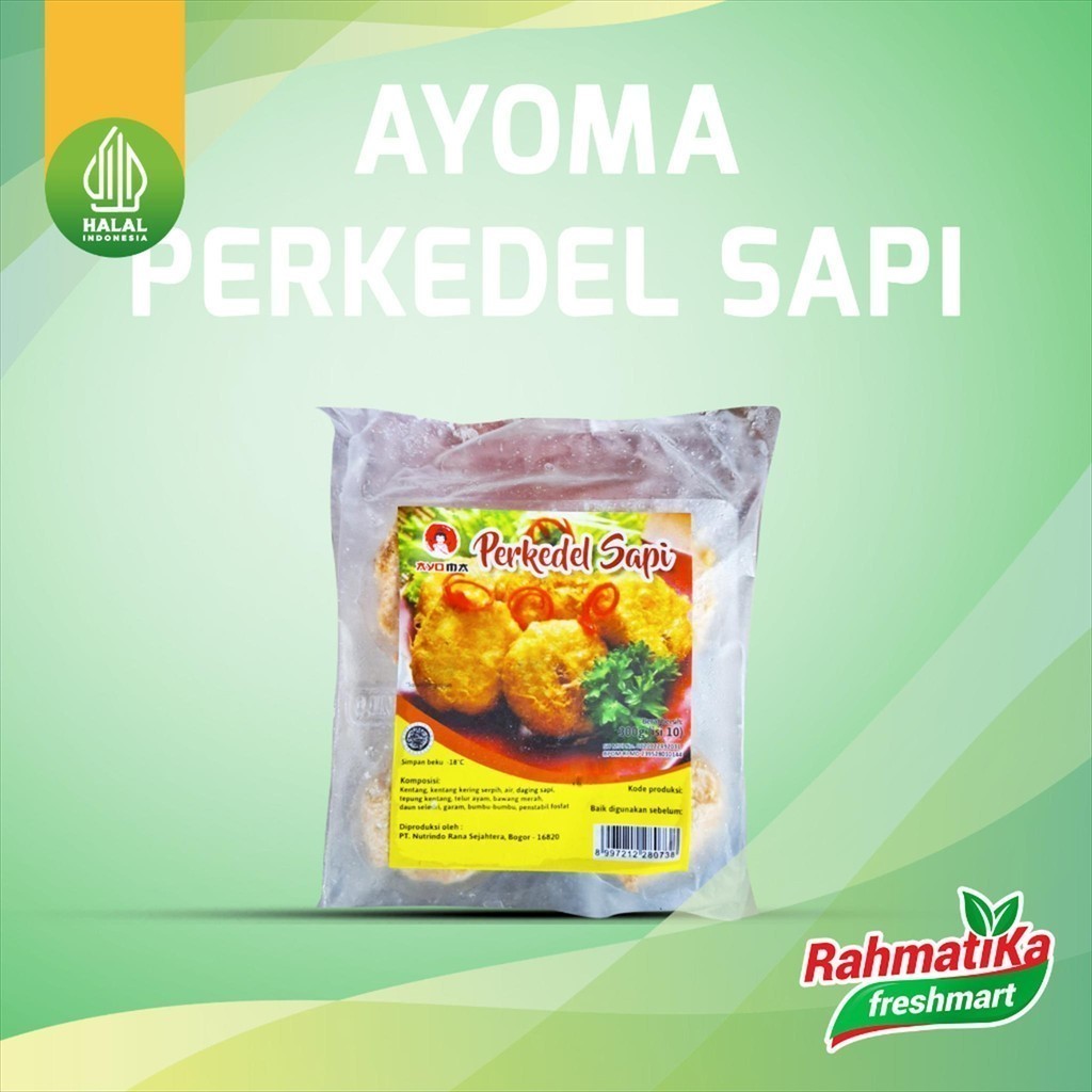 

Ayoma Perkedel Sapi Isi 10 Pcs / 300 gr