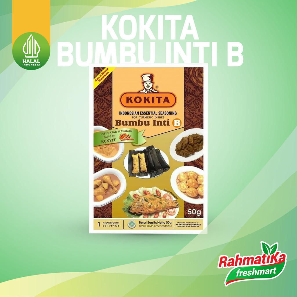 

Kokita Bumbu Inti B / Bumbu Instan Sachet 50gr