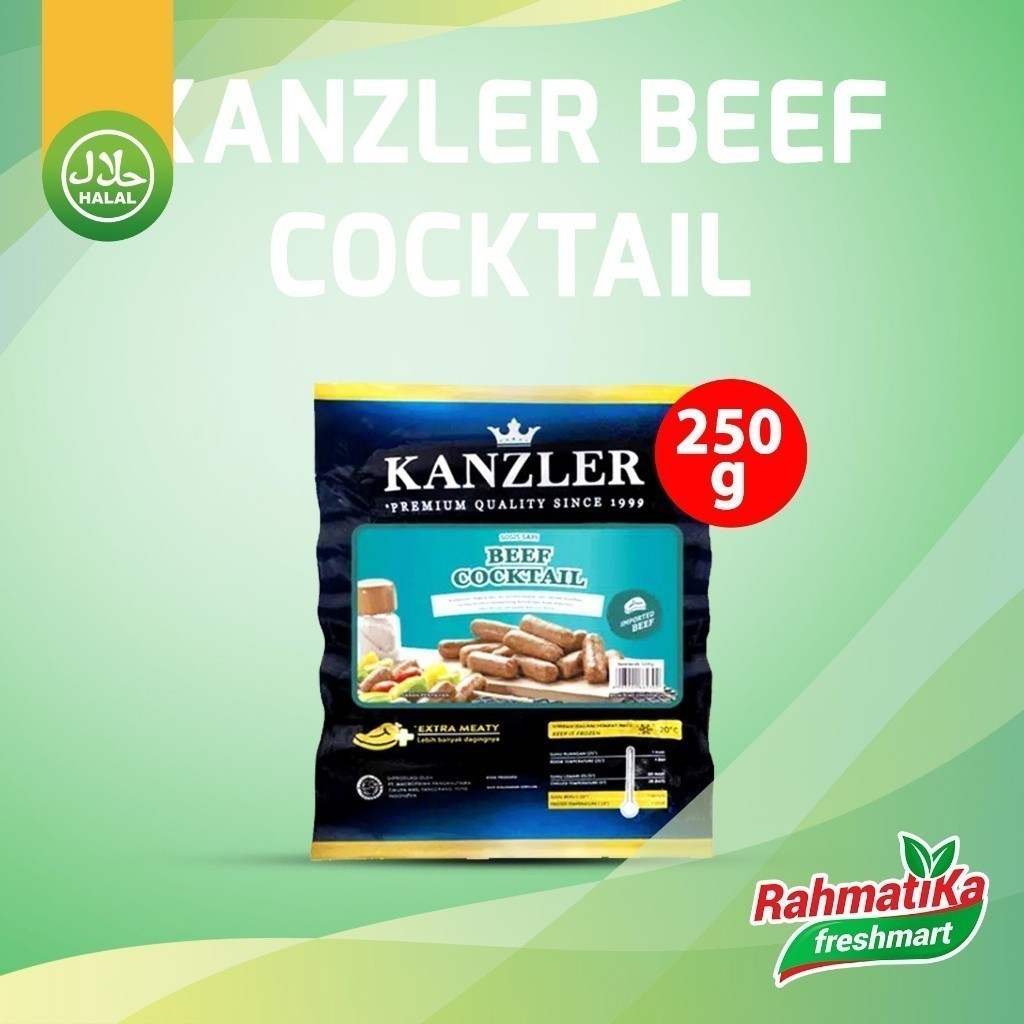 

Kanzler Sosis Sapi / Beef Cocktail 250 gr