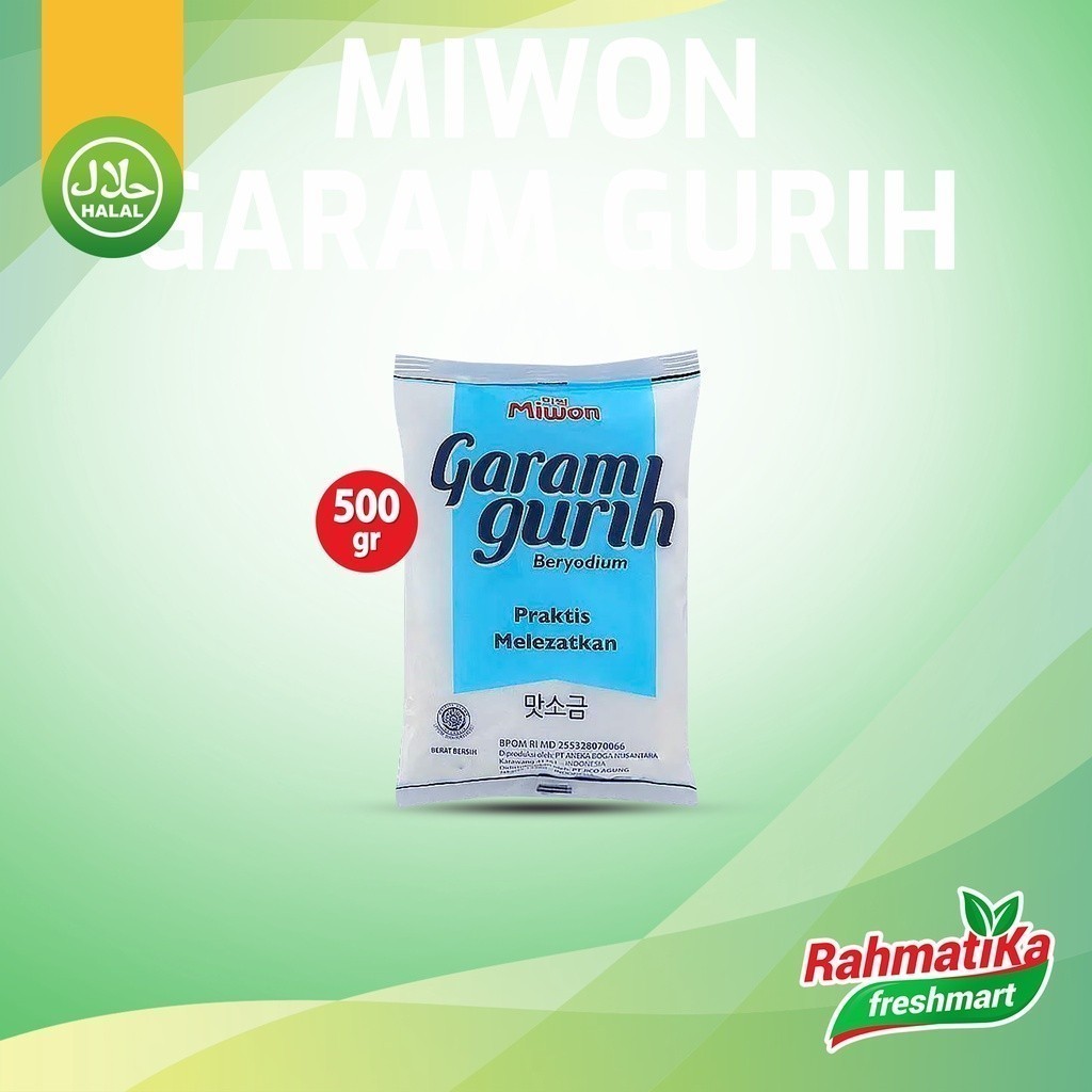 

MamaSuka Miwon Garam Gurih 500 gram