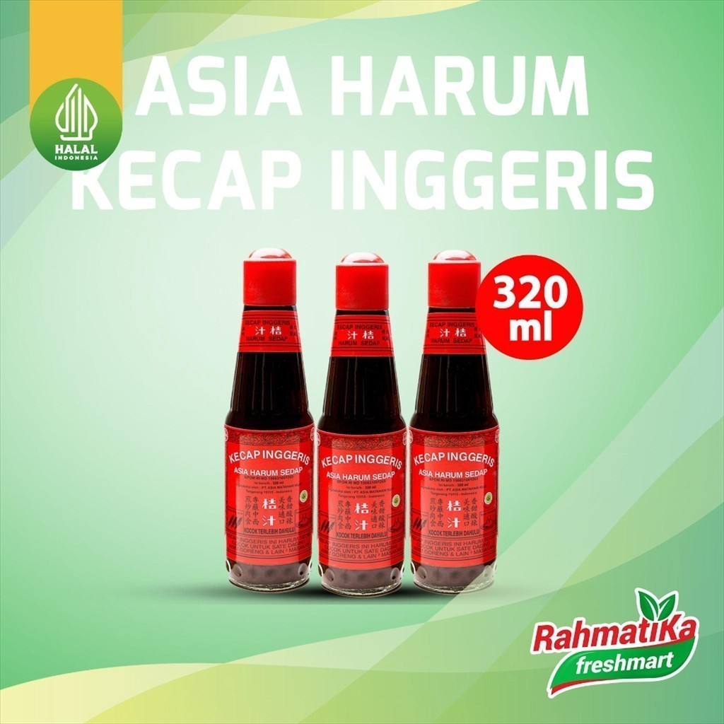 

ASIA HARUM SEDAP Kecap Inggeris / Kecap Inggris 320 ml (Btl)